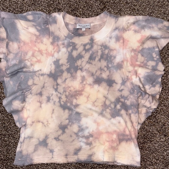 MICHAEL STARS • XS Ariana Flutter Sweatshirt • NWOT - Picture 2 of 9